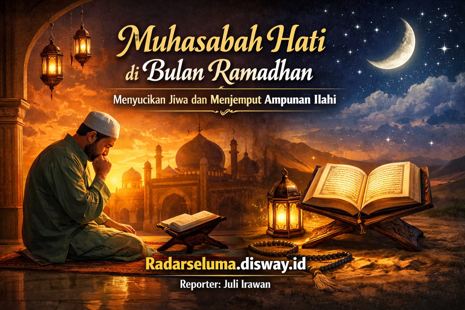 Muhasabah Hati di Bulan Ramadhan: Menyucikan Jiwa, Menata Niat, dan Menjemput Ampunan Ilahi