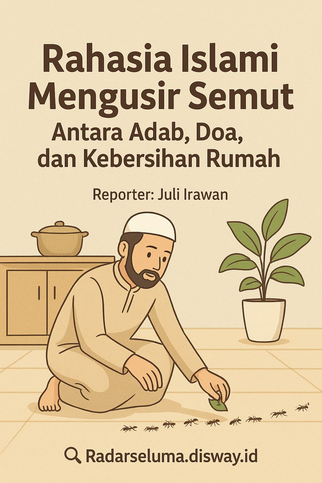 Rahasia Islami Mengusir Semut: Antara Adab, Doa, dan Kebersihan Rumah