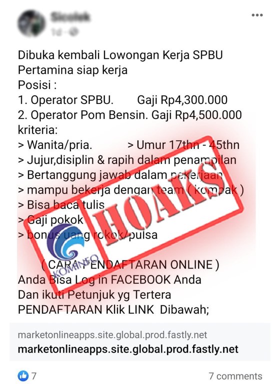 Info Lowongan Kerja PT. Pertamina Penempatan di SPBU, Hokas!