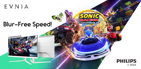 Philips Evnia Join Sonic Racing, CrossWorlds untuk Menghadirkan Perpaduan Sempurna bagi Para Gamer