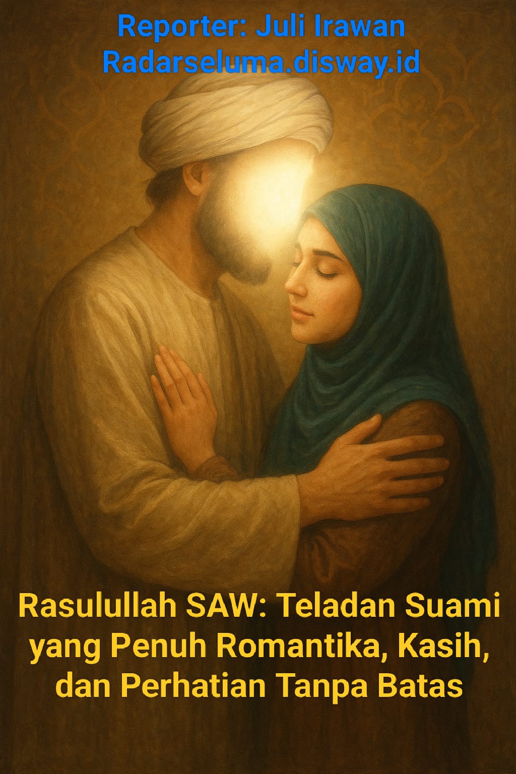 Rasulullah SAW: Teladan Suami yang Penuh Romantika, Kasih, dan Perhatian Tanpa Batas