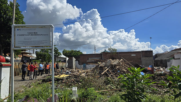 KAI DAOP 5 Cilacap Lakukan Pemulihan Aset sekitar Kawasan Stasiun