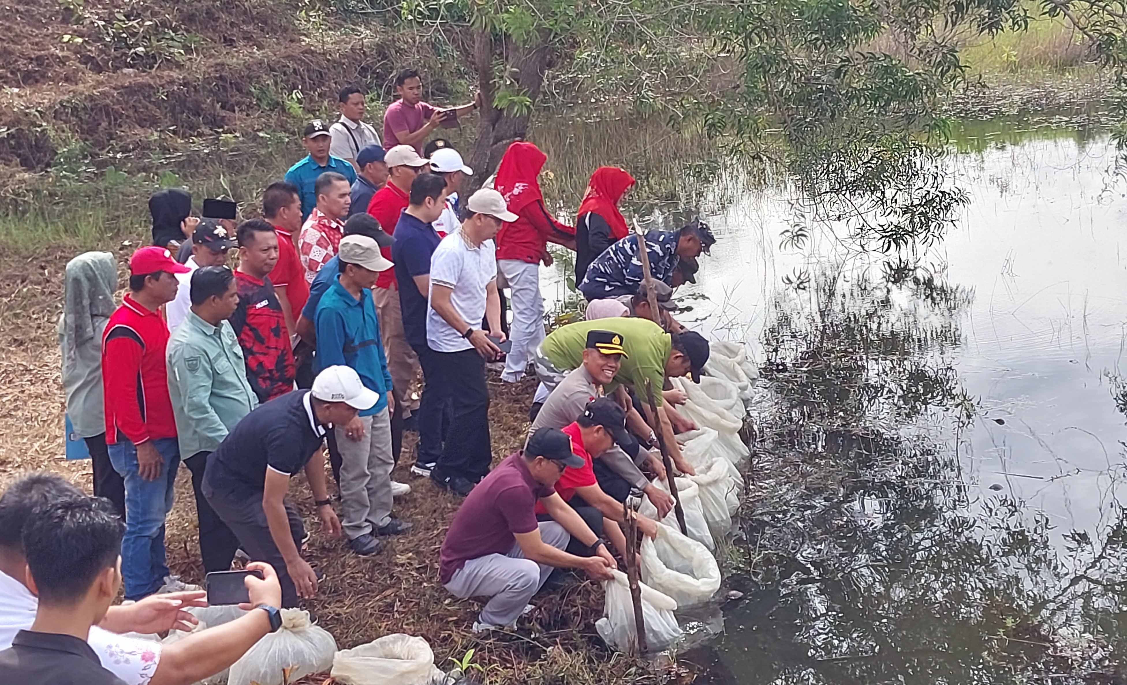   18.000 Bibit Ikan di Lepas, Taman Panco Radin Diharapkan Jadi Wisata