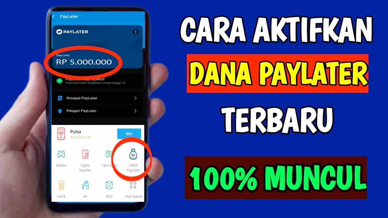 Cara Aktifkan Dana Cicil (Dulu Dana Paylater) di Aplikasi DANA Tahun 2025, Resmi & Tanpa Ribet