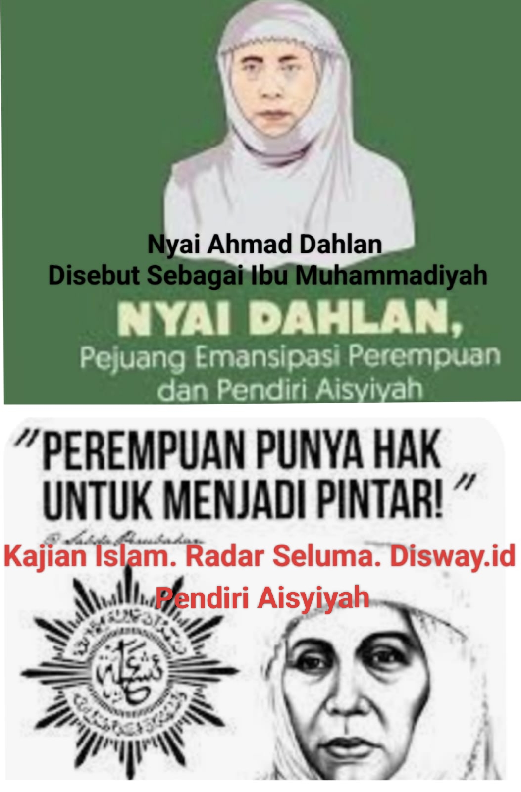 Nyai Ahmad Dahlan Disebut Sebagai Ibu Muhammadiyah