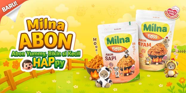   Milna Floss Tawarkan Olahan Rumahan Rendah Gula dan Garam untuk Si Kecil