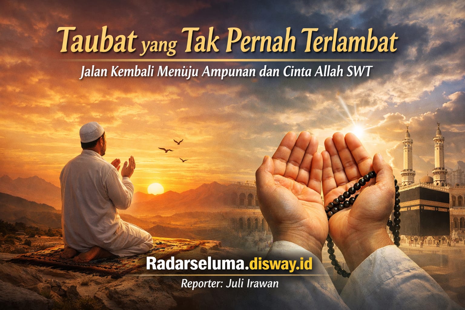 Taubat yang Tak Pernah Terlambat: Jalan Kembali Menuju Ampunan dan Cinta Allah SWT