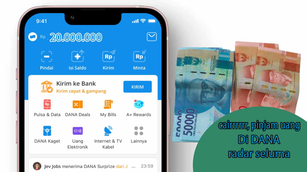 Cara Pinjam Saldo di Aplikasi DANA Tanpa PayLater, Limit Hingga Rp20 Juta, Cepat Cair!