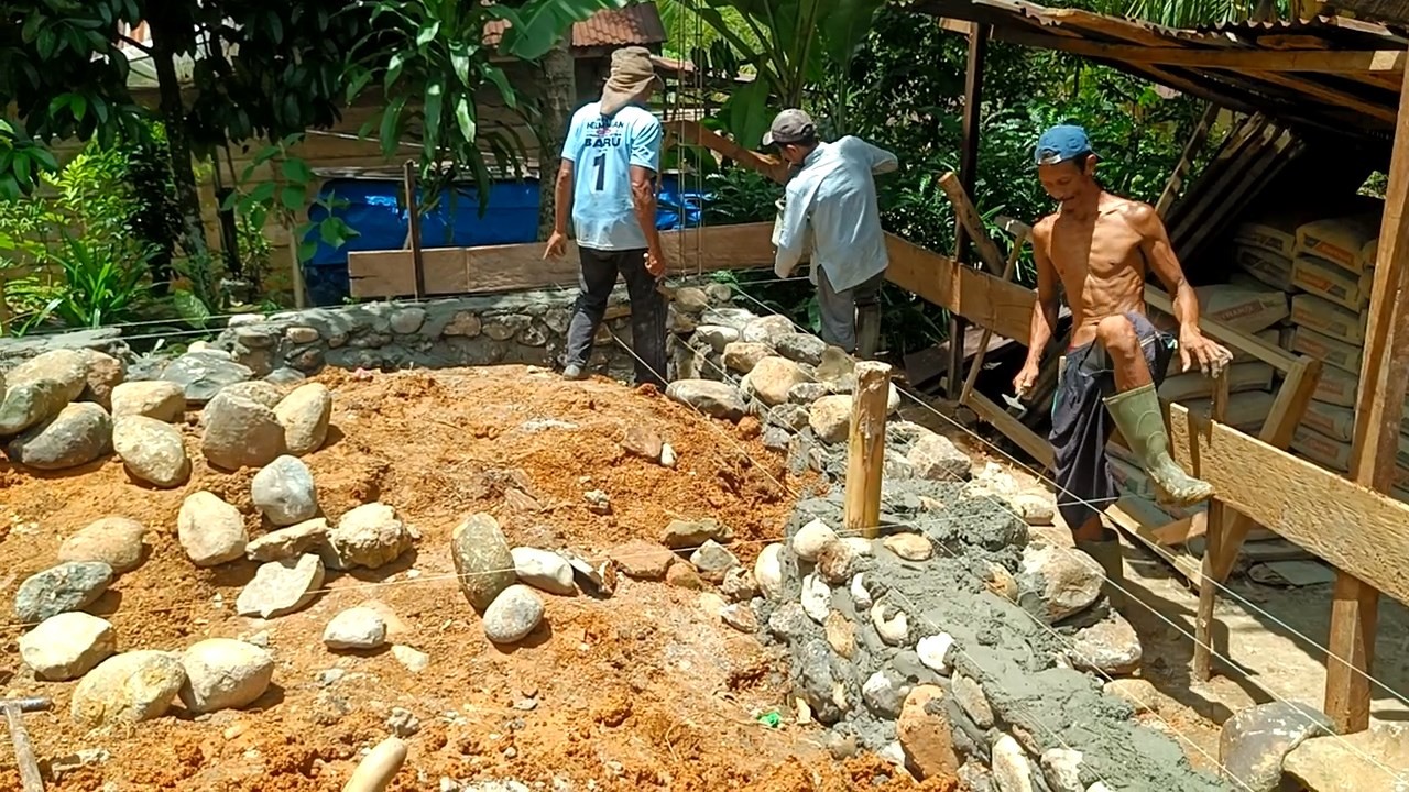 Pembangunan Rumah Keluarga Batita Cacingan di Seluma, Sudah  35 Persen