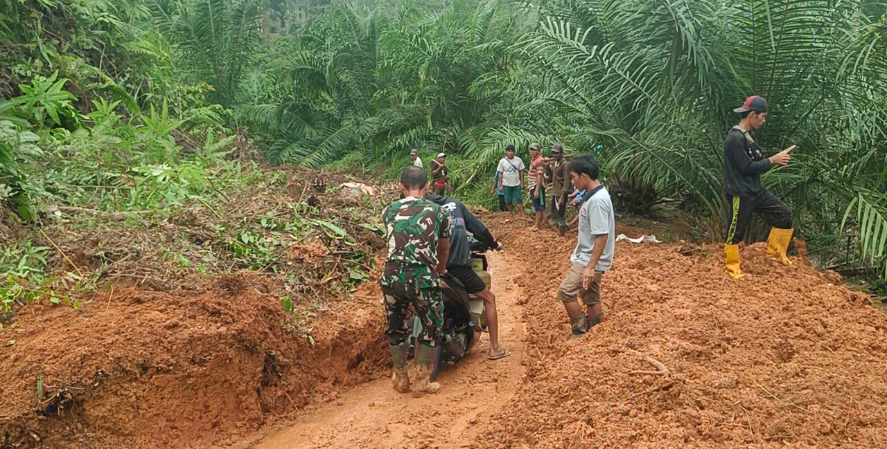 2 Titik Jalan di Seluma Utara Tertimbun Longsor, Camat Desak BPBD Segera Kirim Alat Berat