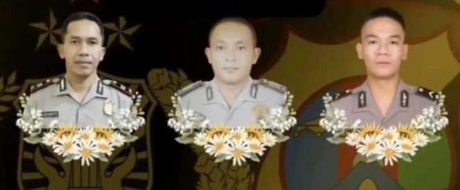 Kapolsek dan 2  Anggotanya yang Gugur saat Grebek Sabung Ayam di Lampung, Tertembak di Kepala