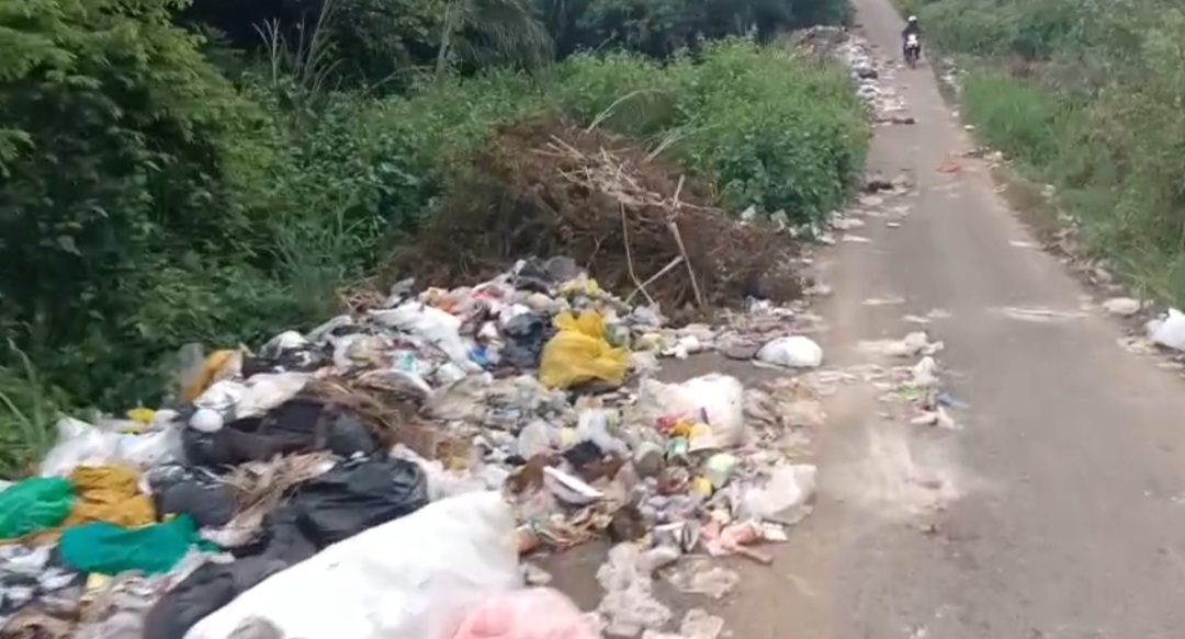 Sampah Menumpuk di belakang Kuliner Seluma, DLH Seluma Belum Bertindak