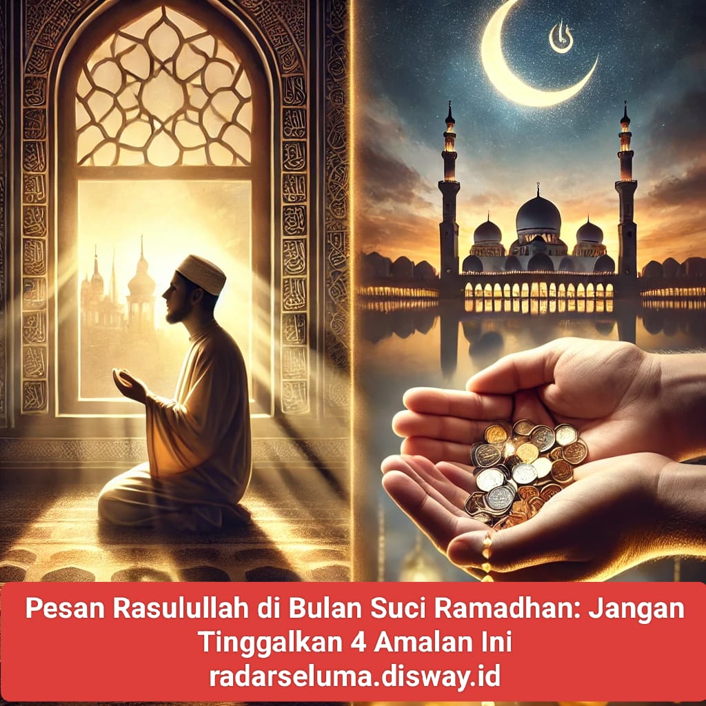 Pesan Rasulullah di Bulan Suci Ramadhan: Jangan Tinggalkan 4 Amalan Ini