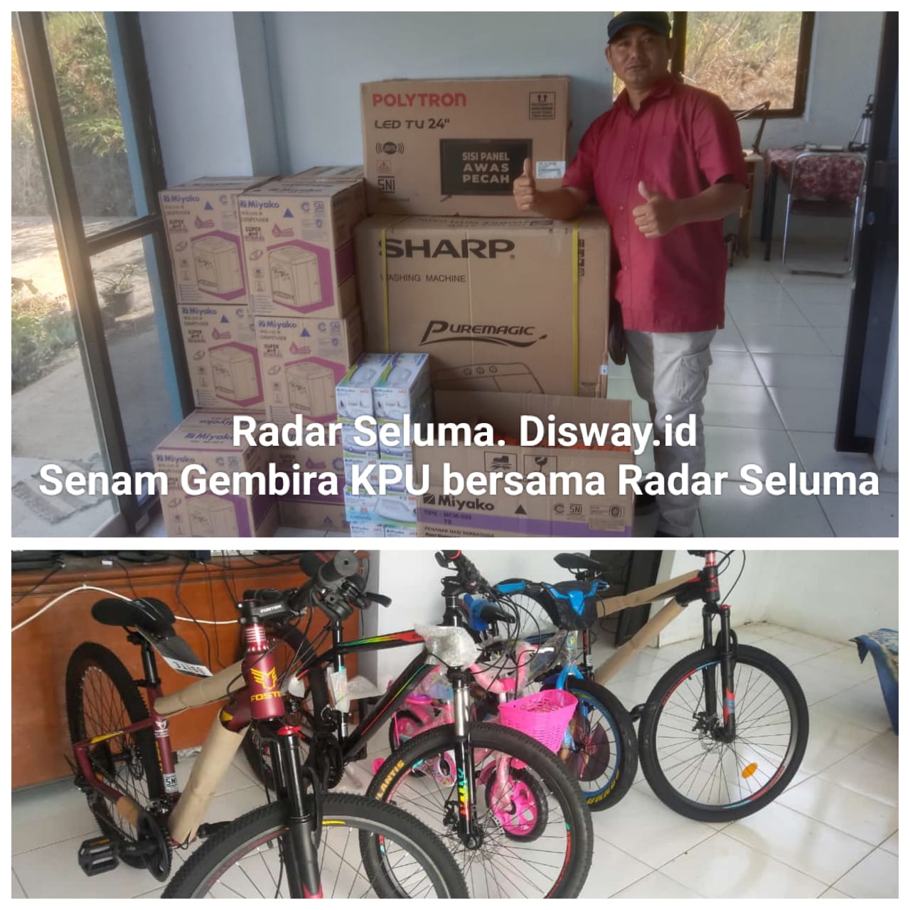 Ayo Ramaikan Senam Gembira KPU bersama Radar Seluma, Dapatkan Door Prize bertabur hadiah 