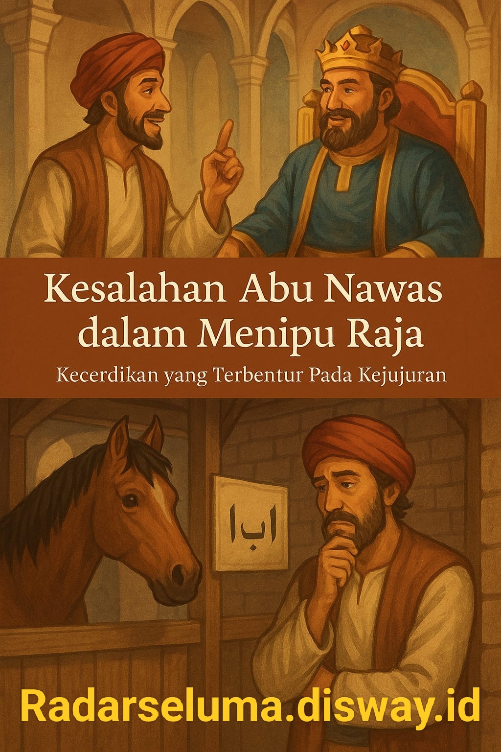 Kisah Kesalahan Abu Nawas dalam Menipu Raja