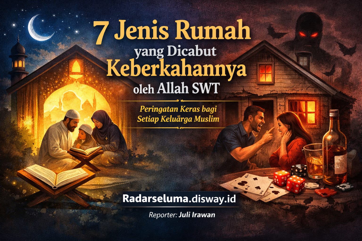 7 Jenis Rumah yang Dicabut Keberkahannya oleh Allah SWT: Peringatan Keras bagi Setiap Keluarga Muslim