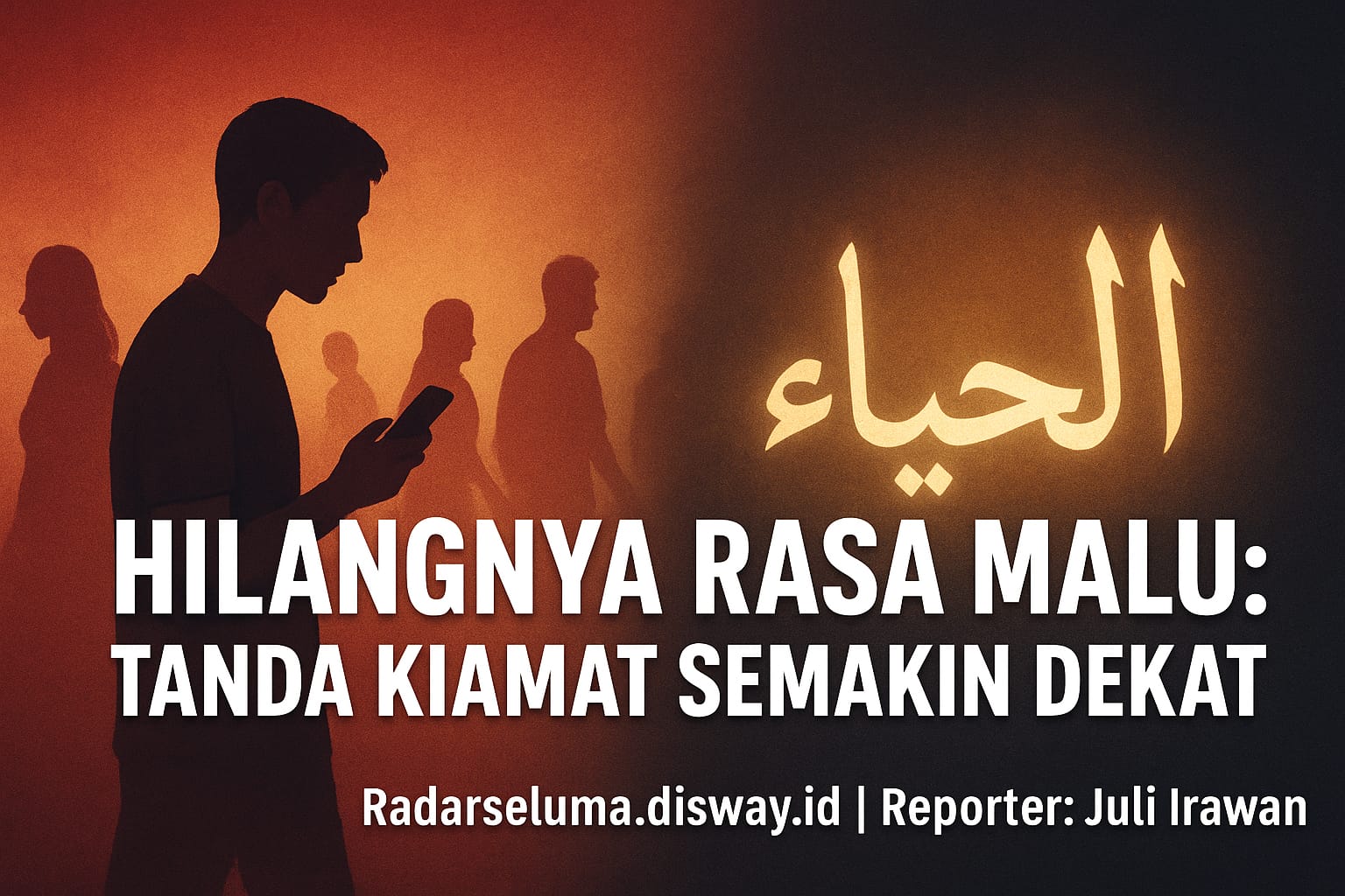 Hilangnya Rasa Malu: Tanda Kiamat dan Rusaknya Moral Umat di Akhir Zaman
