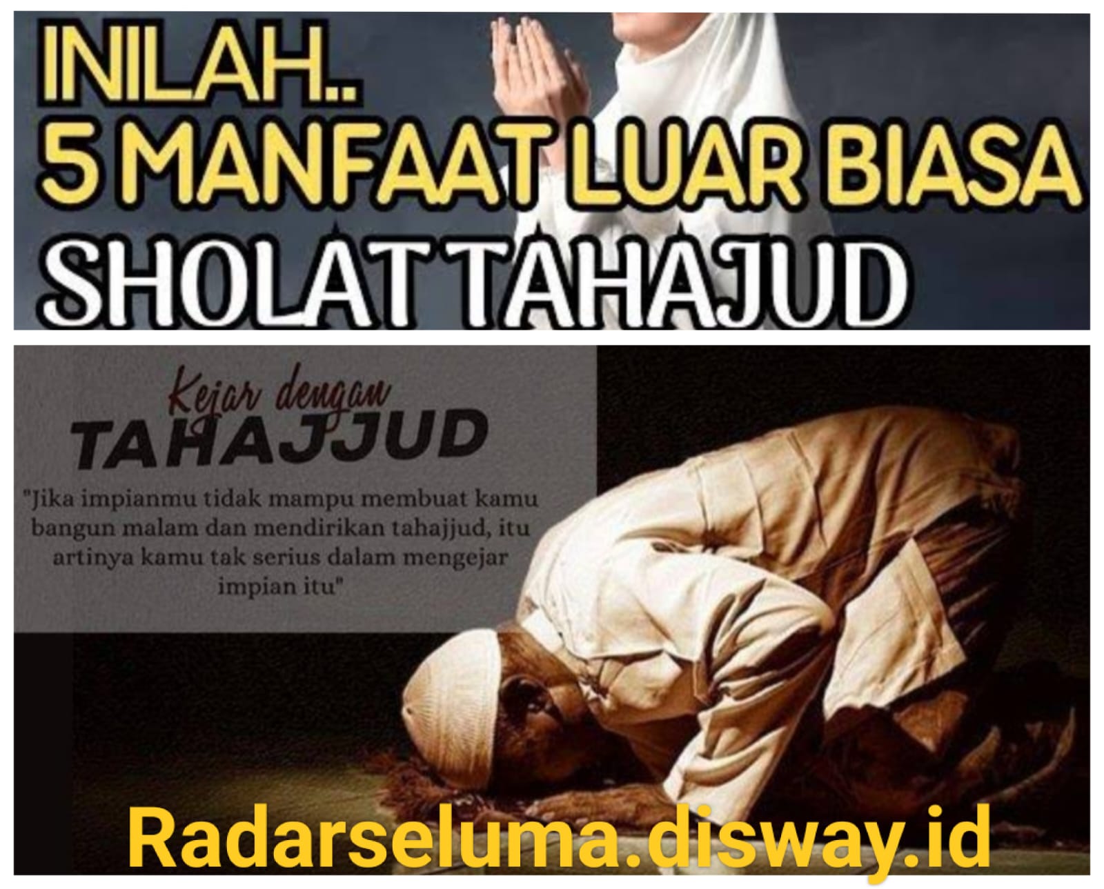 Inilah 5 Manfaat dan Keutamaan Sholat Tahajud 