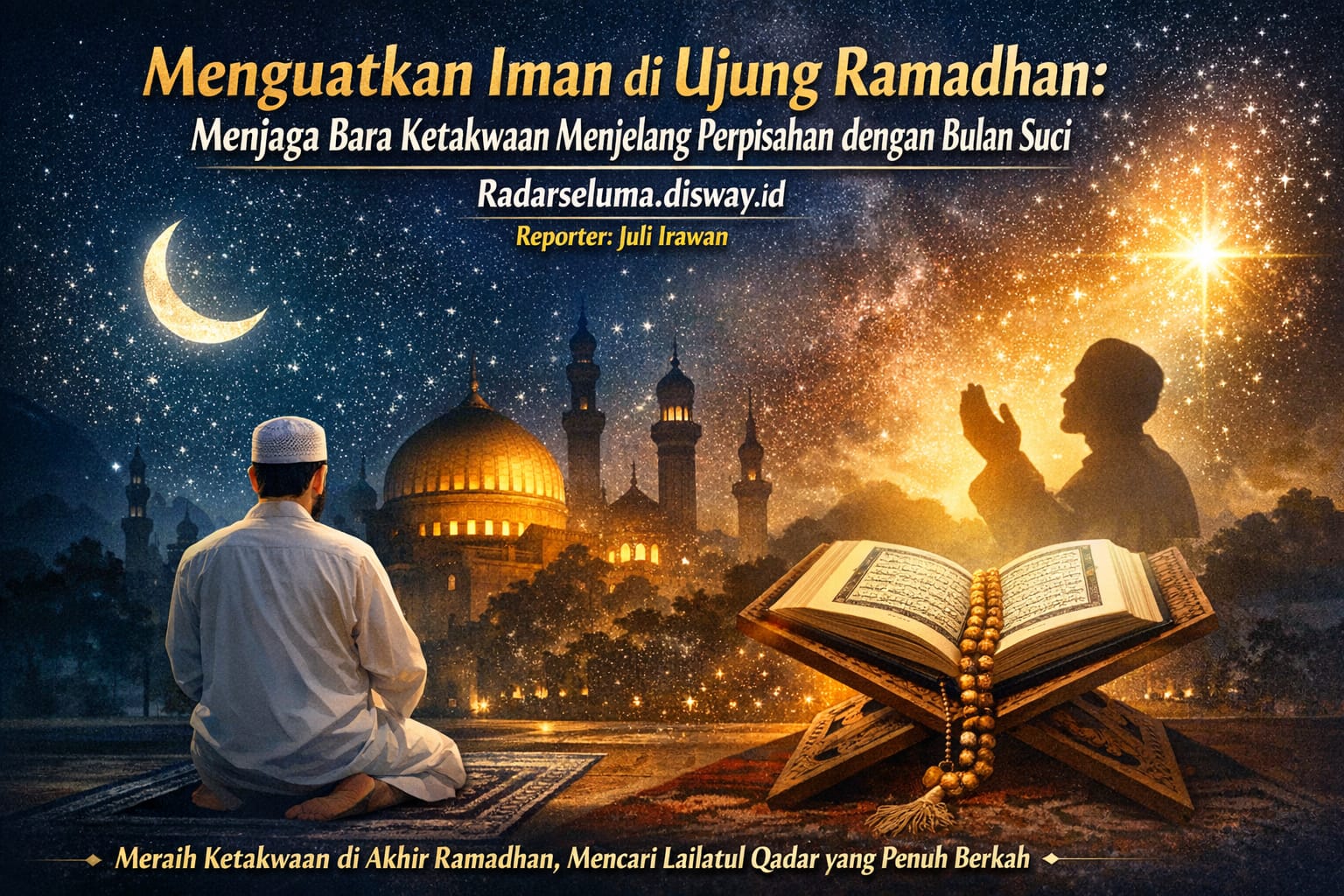 Menguatkan Iman di Ujung Ramadhan: Menjaga Bara Ketakwaan Menjelang Perpisahan dengan Bulan Suci