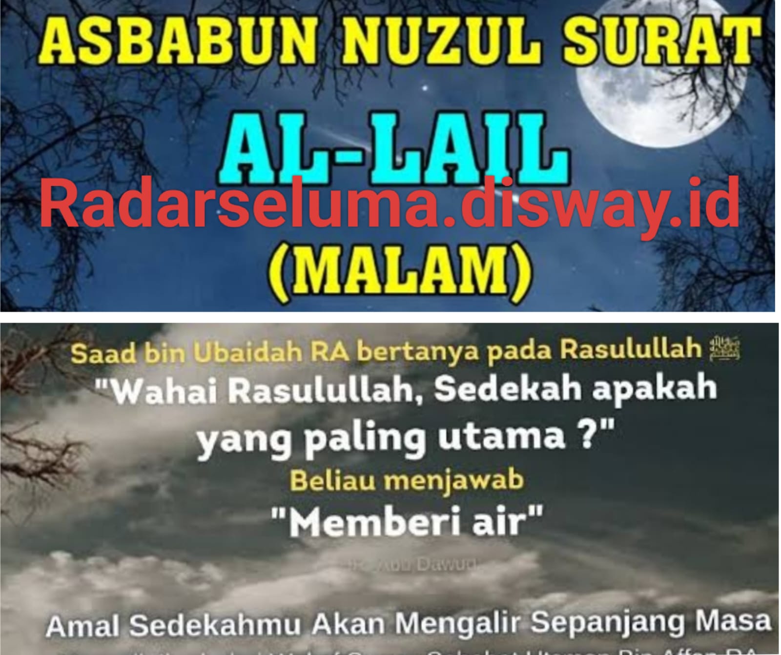 Inilah Asbabun Nuzul Surat Al-Lail 