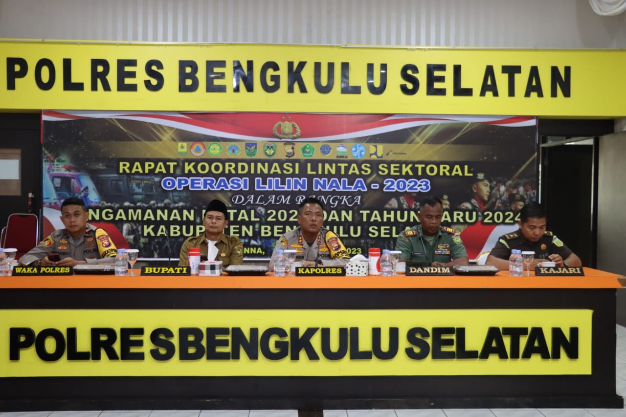 Forkopimda Bengkulu Selatan Terlibat Pengamanan Nataru