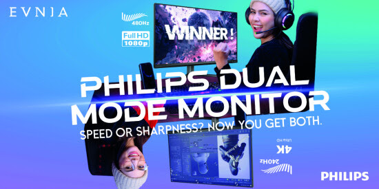 Satu Monitor, Dua Mode Game! Bisa Dilakukan di Philips Evnia 27M2N5800P