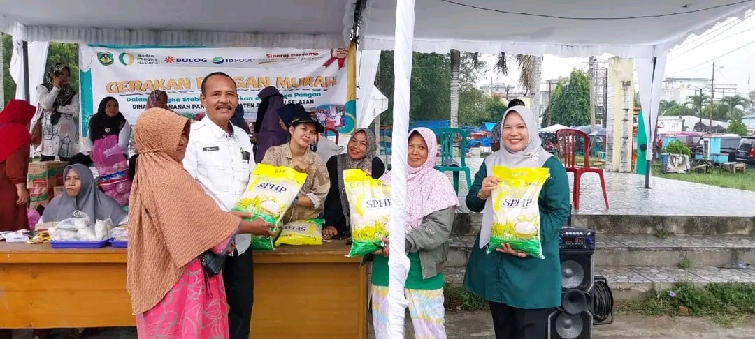 DKP Bengkulu Selatan Gelar Pangan Murah di Taman Merdeka