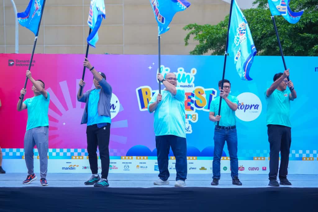 Gelaran Livin’ Run Fest 2025 Palembang,  Sinergi Lari, Musik, UMKM, Dan Inovasi Digital Bank Mandiri