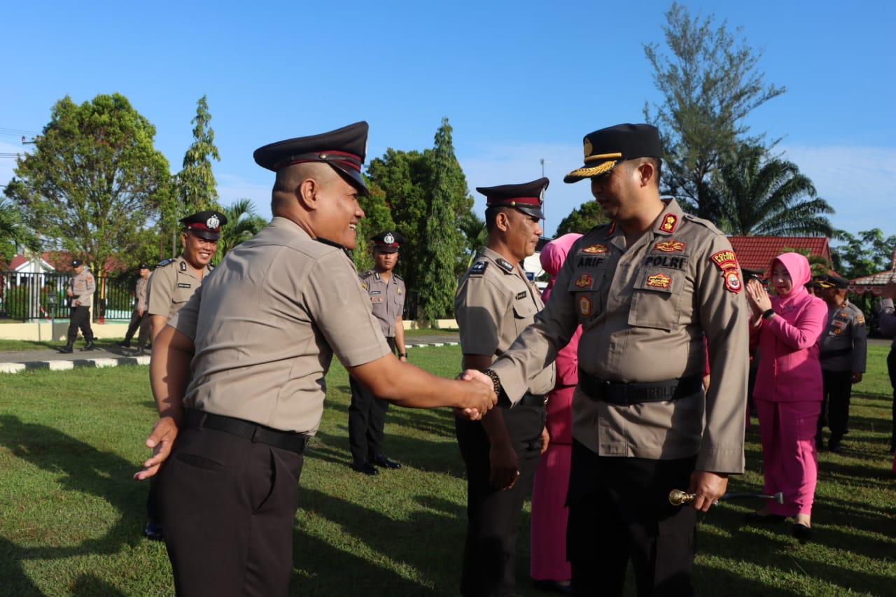  22 Personil di Polres Seluma, Naik Pangkat