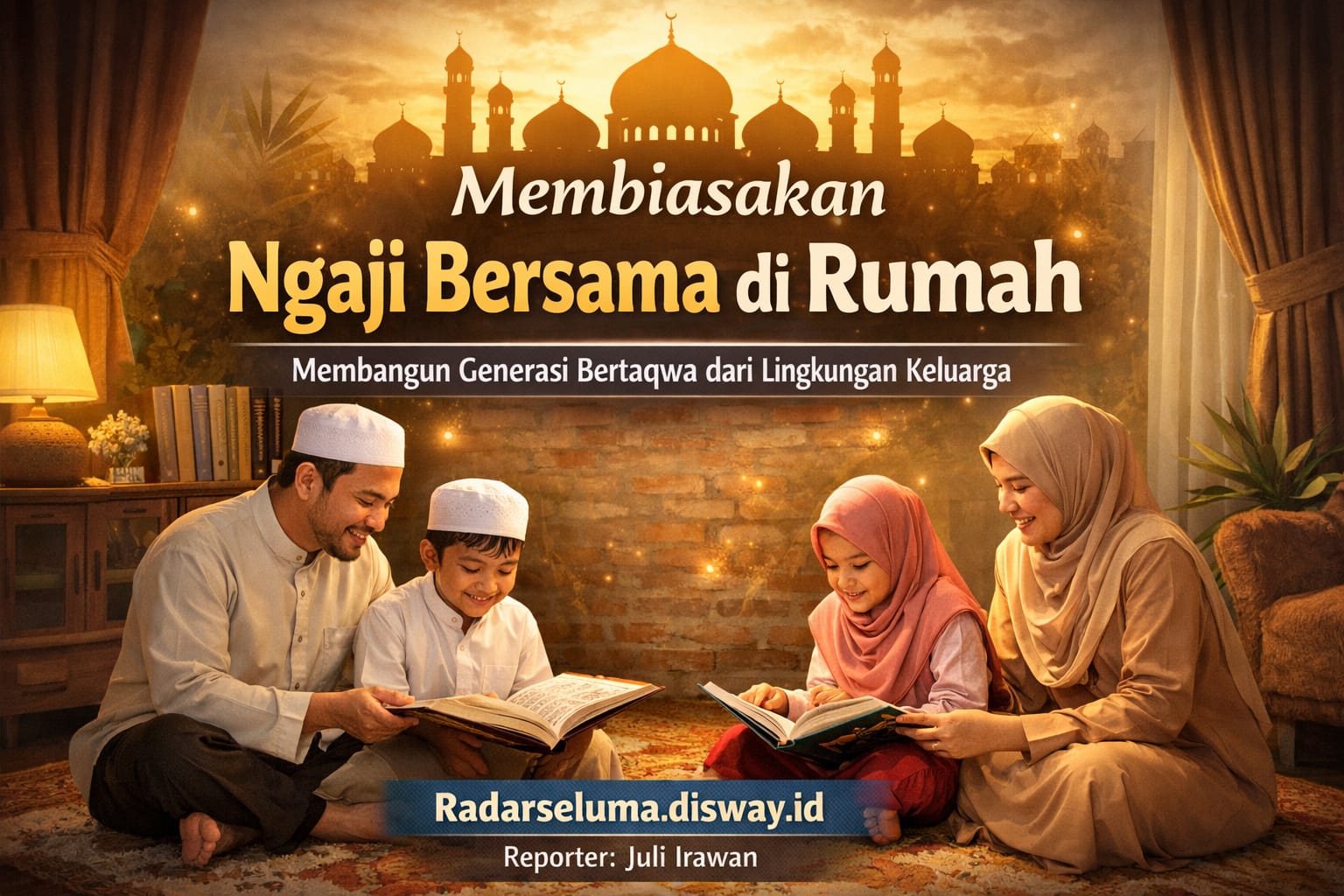 Membiasakan Ngaji Bersama di Rumah: Membangun Generasi Bertaqwa dari Lingkungan Keluarga
