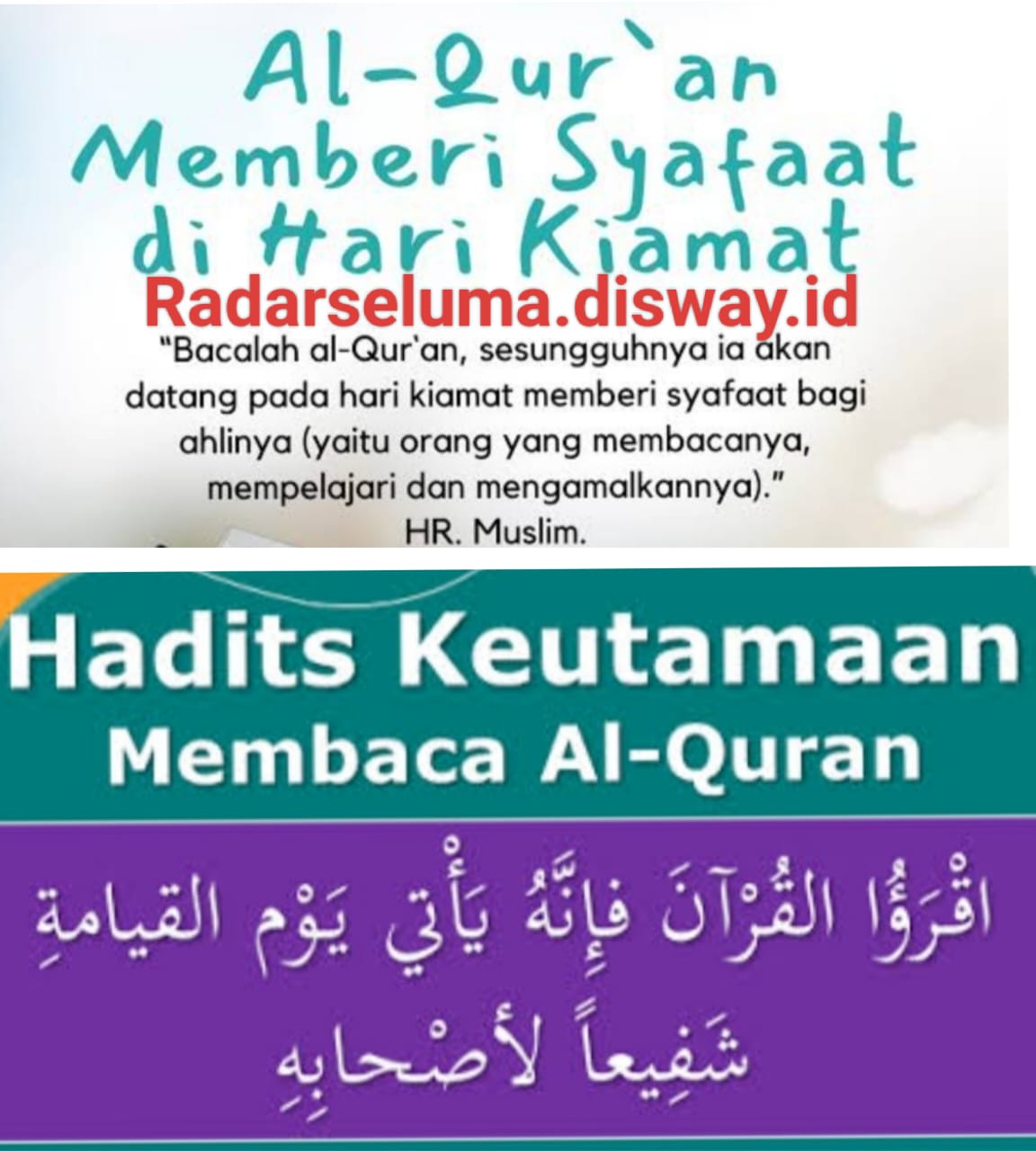 Al-Qur’an Sebagai Syafaat di Hari Kiamat..?? Ini Cara Mendapatkan Nya