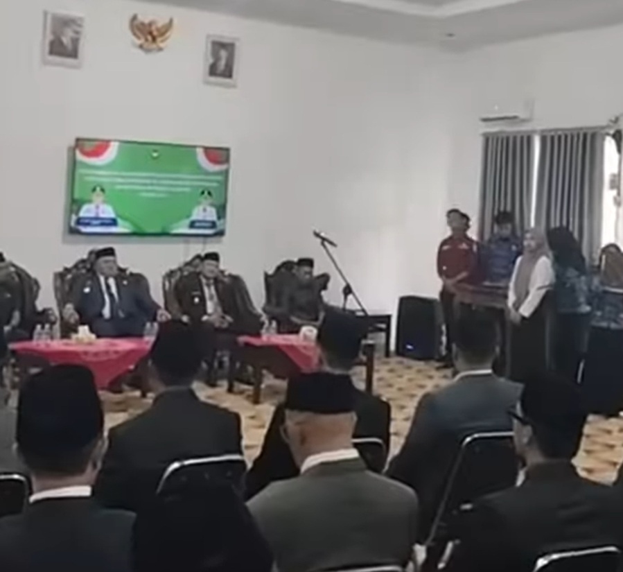  Bupati BS Belar Mutasi dan Pengukuhan Pejabat Eselon II BS