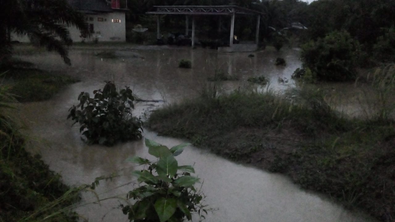 Rumah Banjir, Pohon Tumbang di Pagar Agung