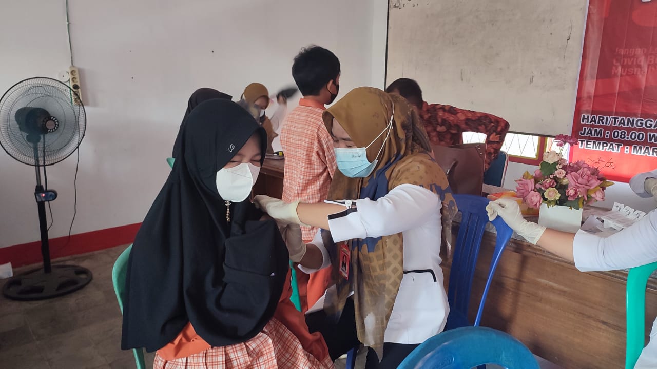 Vaksin ke Gedung Daerah Dapat Sembako