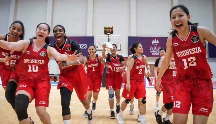    Pertama Kalinya, Timnas Basket Putri Indonesia Raih Medali Emas Sea Games