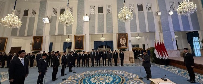 Nama Menteri dan Wakil Menteri yang Dilantik Prabowo,Usai Reshuffle Hari Ini