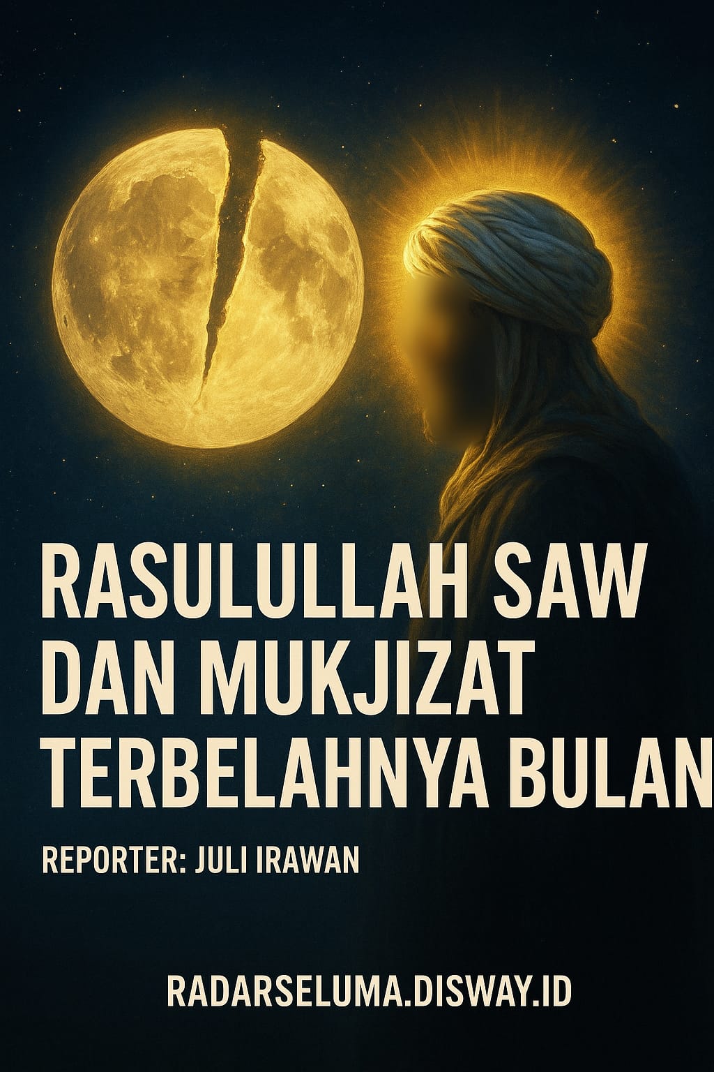 Rasulullah SAW dan Mukjizat Agung Terbelahnya Bulan: Bukti Kekuasaan Allah SWT