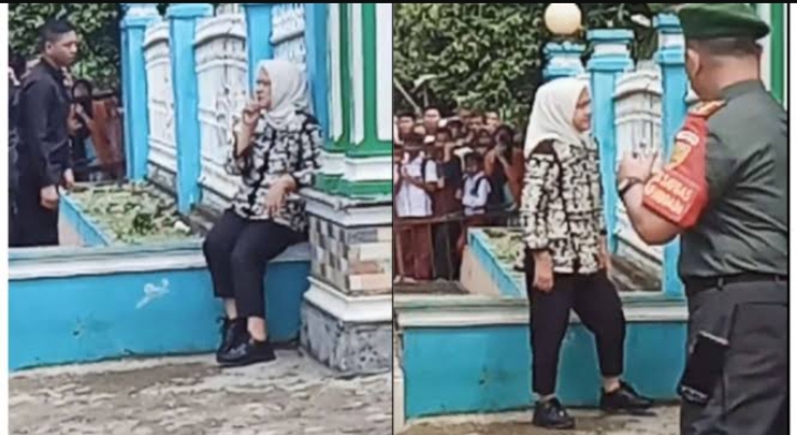 Waduh!! Karena Ini Ibu Negara Iriana Duduk di Depan Masjid saat ke Bengkulu Bersama Jokowi