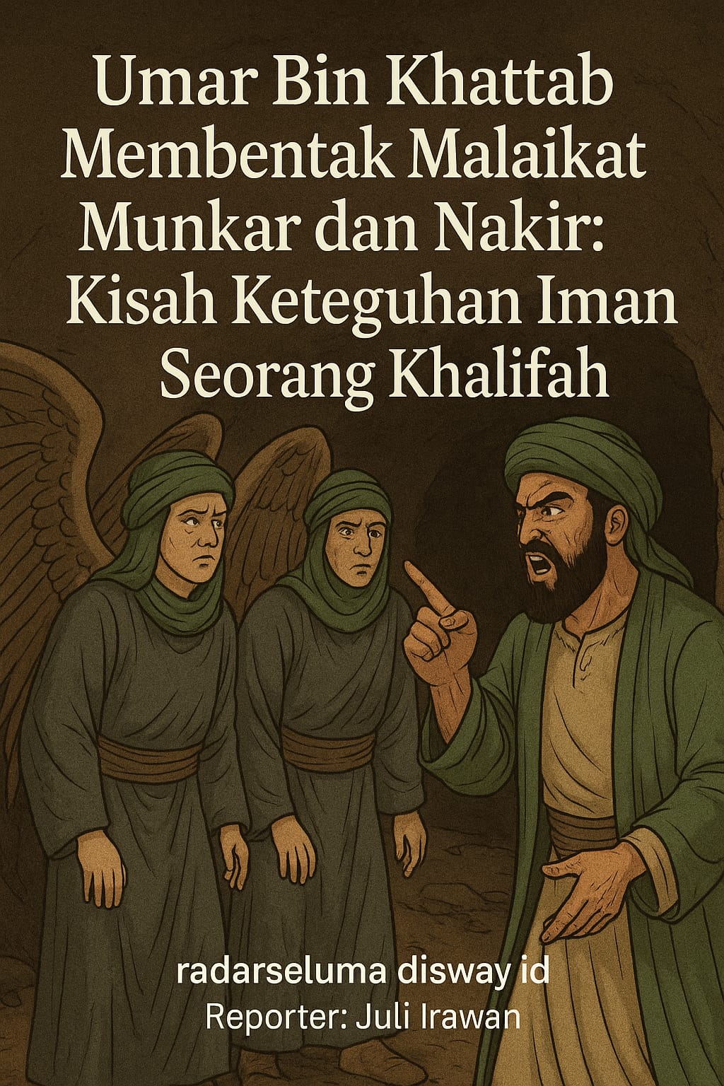 Umar Bin Khattab Membentak Malaikat Munkar dan Nakir: Kisah Keteguhan Iman Seorang Khalifah Ini Kisahnya