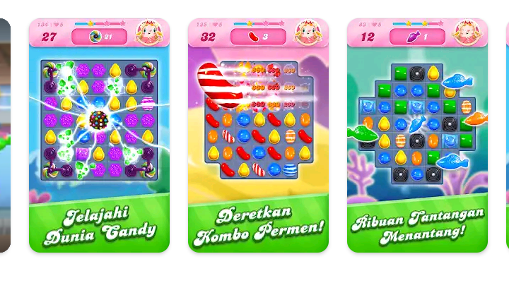 Informasi Penting Tentang Candy Crush Saga, Dapat Hadiah Uang Tunai? Ada di Playstore dan Gratis