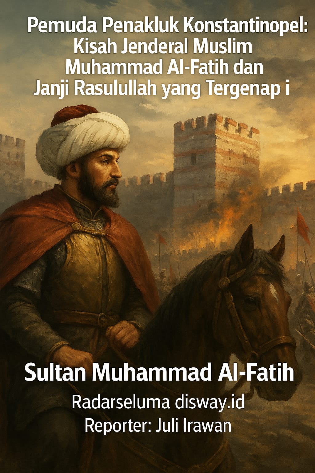 Kisah Jenderal Muslim Muhammad Al-Fatih: Sang Penakluk Konstantinopel, Pemuda Visioner dalam Cahaya Nubuwah