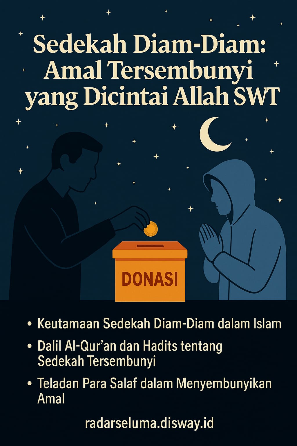 Sedekah Diam-Diam: Amal Tersembunyi yang Dicintai Allah SWT