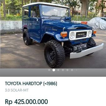 Mengenal Toyota Hartop yang Pernah Dikeluarkan Toyota, Harga Jual Secondnya Gila Bro!!!