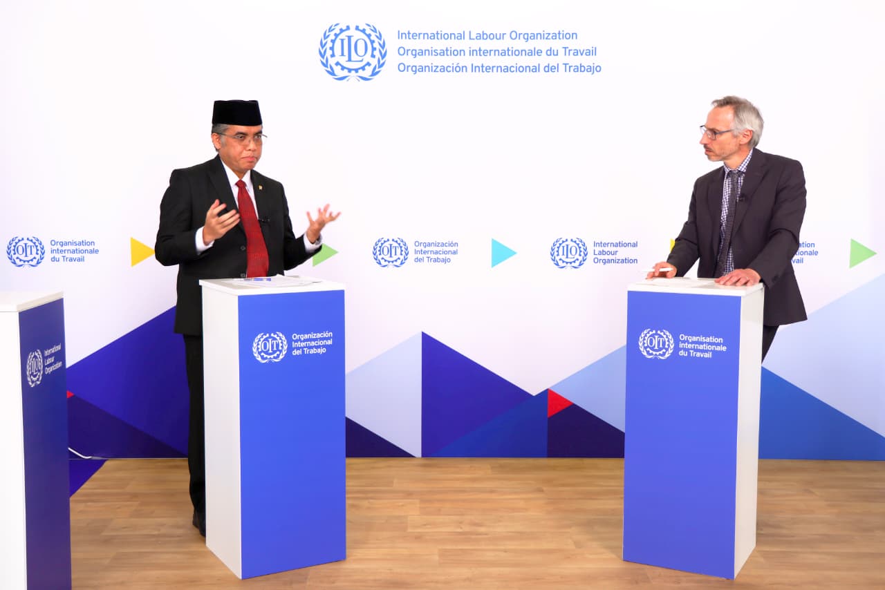 Dalam Forum  ILC 114, Menaker Suarakan Perempuan Menjadi Penggerak Utama Transformasi Dunia Kerja