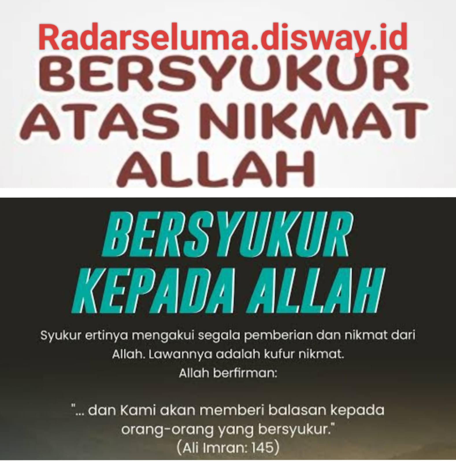 Bersyukur atas Nikmat Berbuka dan Mensyukuri Rezeki