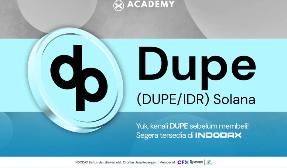 Tambah Lagi Kripto Baru di Indodax, Dupe (DUPE) Kini Listing