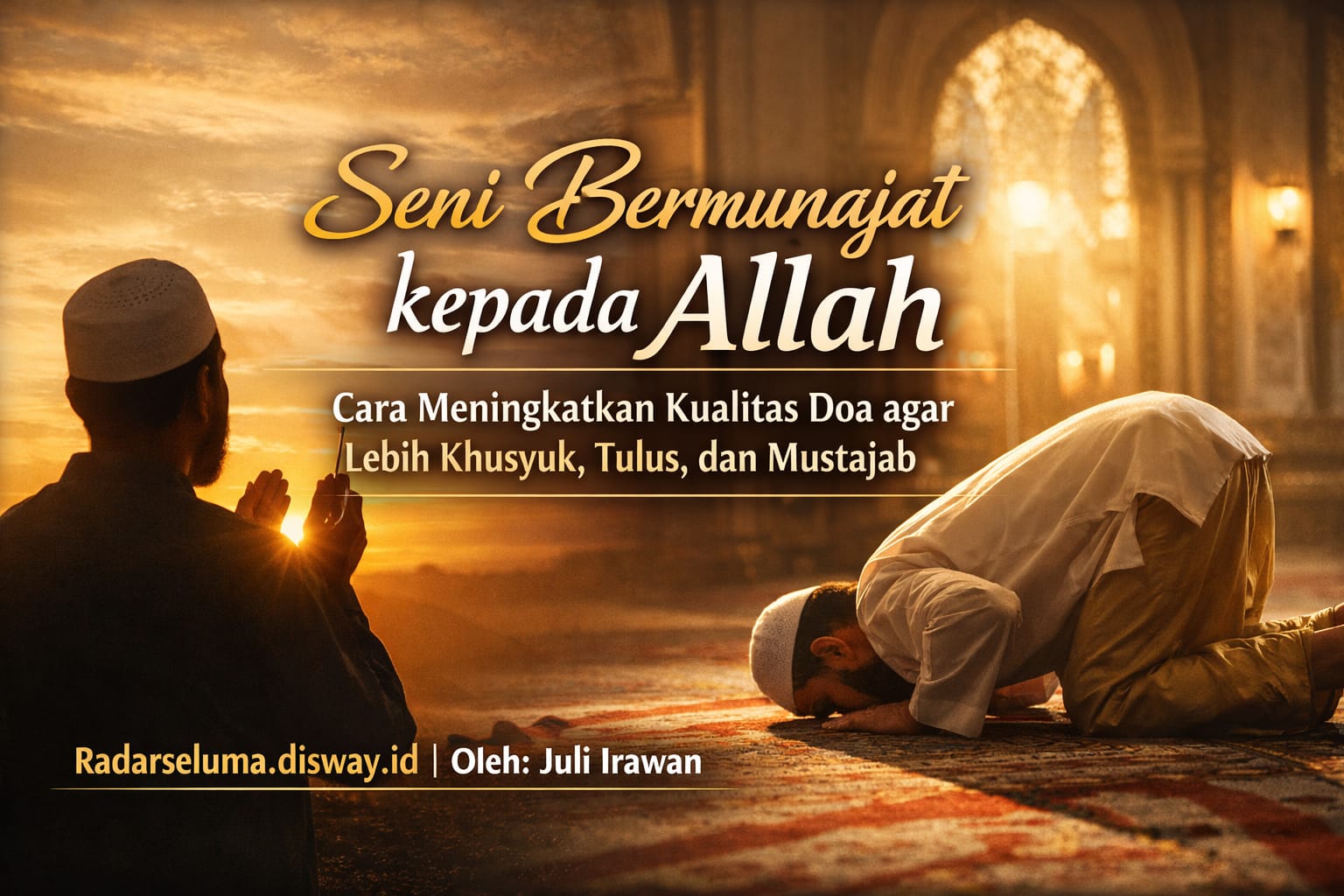 Seni Bermunajat kepada Allah: Cara Meningkatkan Kualitas Doa agar Lebih Khusyuk, Tulus, dan Mustajab