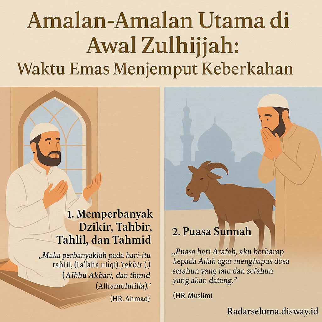 Amalan-Amalan Utama di Awal Zulhijjah: Waktu Emas Menjemput Keberkahan