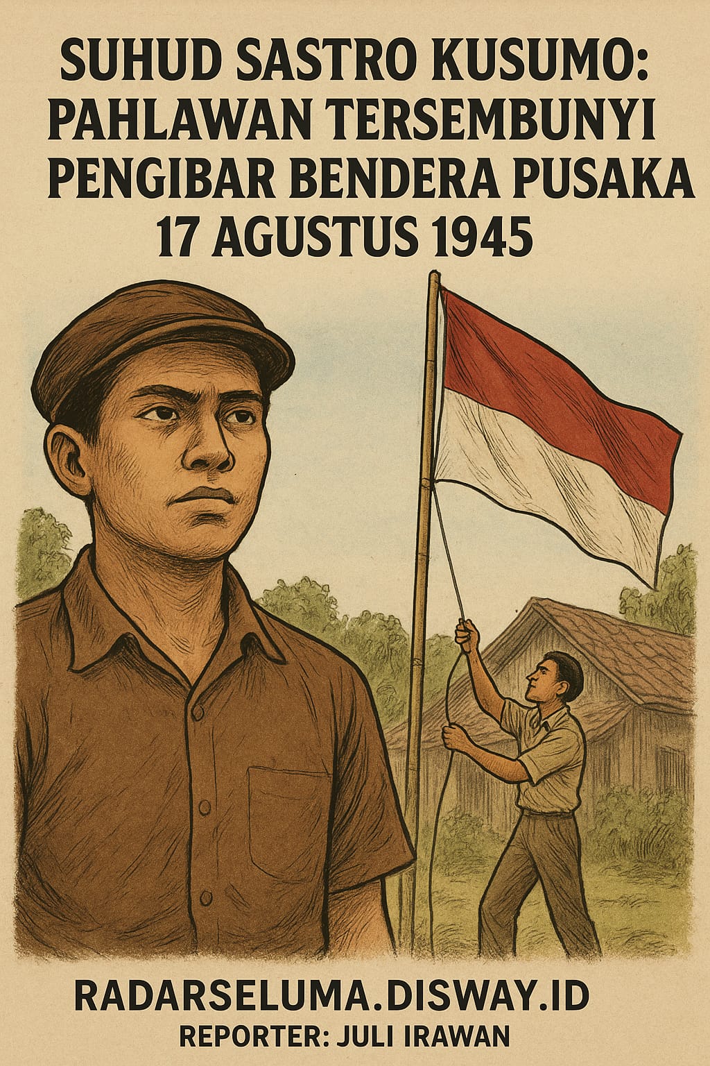 Inilah Sosok Suhud Sastro Kusumo: Pahlawan Tersembunyi Pengibar Bendera Pusaka 17 Agustus 1945