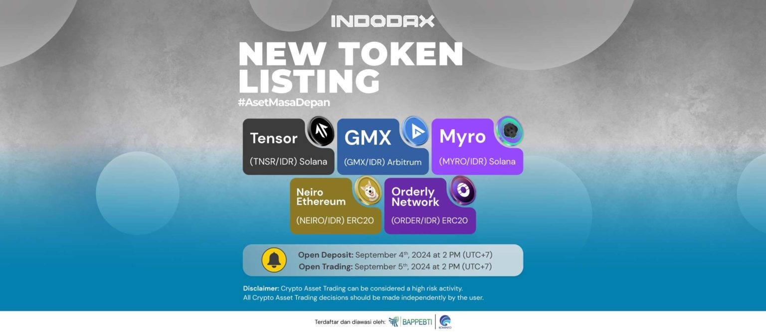 Wow, Banyak Kripto Baru Listing di Indodax 